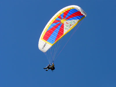 photo montagne alpes randonnée tour du mont blanc tmb kora col de voza parapente