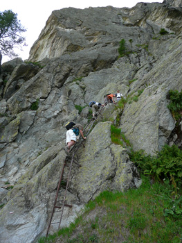 photo montagne alpes randonnée tour du mont blanc tmb kora lac blanc échelles