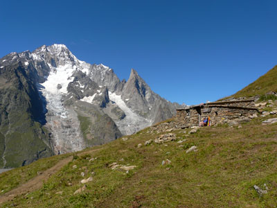 photo montagne alpes randonnée tour du mont blanc tmb kora glacier arp vieille