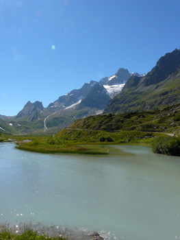 photo montagne alpes randonnée tour du mont blanc tmb kora glacier lac combal