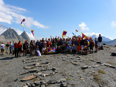 photo montagne alpes randonnée tour du mont blanc tmb kora col de la seigne