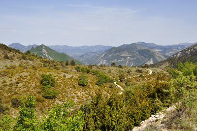 photo montagne alpes randonnée tour baronnies col milmandre