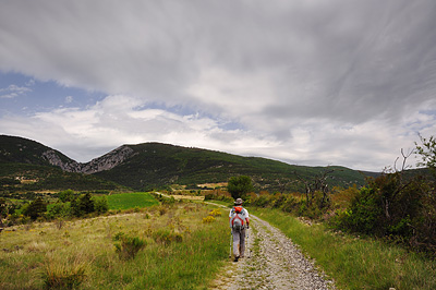 photo montagne alpes randonnée tour baronnies saint auban col rocher perce