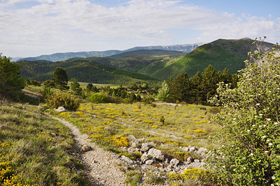 photo montagne alpes randonnée tour baronnies col tunes