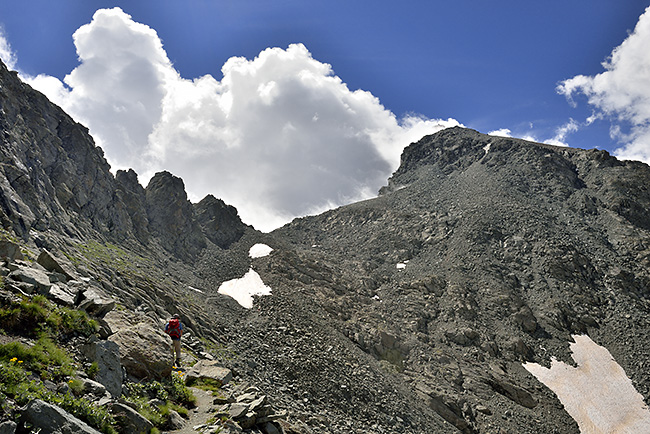 photo montagne alpes randonnée rando queyras tour viso