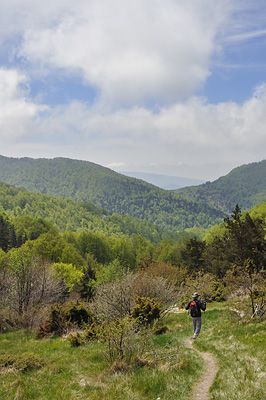 photo montagne alpes diois baronnies trois becs descente