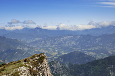 photo montagne alpes diois baronnies trois becs vue