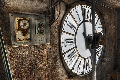 photo urbex sanatorium hôpital hôpitaux horloge