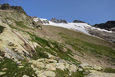 photo montagne alpes beaufortain mont blanc randonnée vallee glaciers