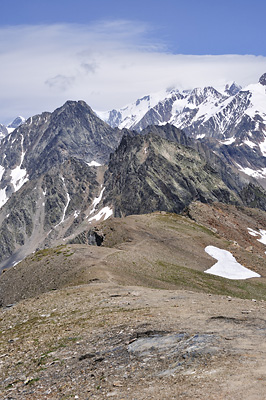 photo montagne alpes beaufortain mont blanc randonnée vallee glaciers tete nord fours