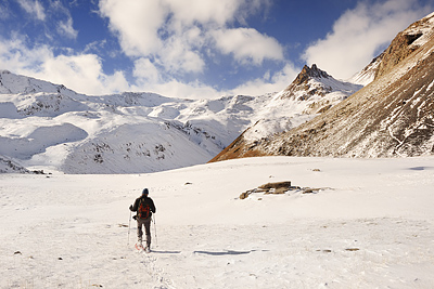 photo montagne alpes cerces thabor randonnée raquettes vallon refuge col chardonnet