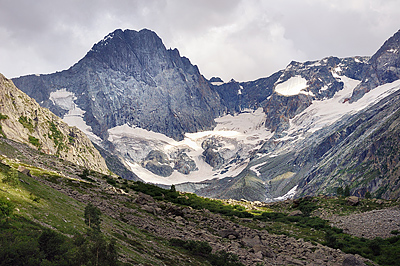 photo montagne alpes randonnée ecrins berarde vallon etages