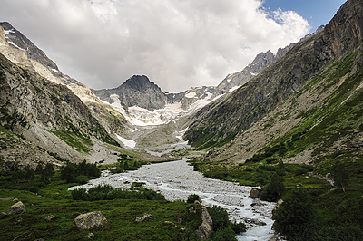 photo montagne alpes randonnée ecrins berarde vallon etages