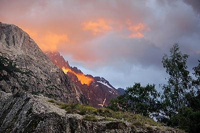 photo montagne alpes randonnée ecrins berarde