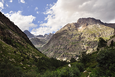 photo montagne alpes randonnée ecrins berarde vallon etages