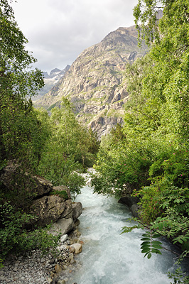 photo montagne alpes randonnée ecrins berarde vallon etages