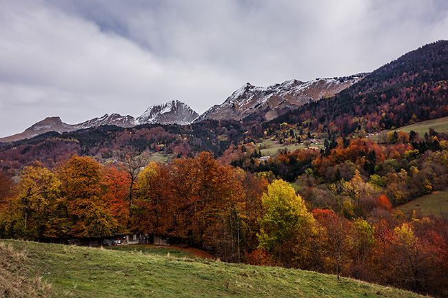 photo montagne alpes savoie aravis velo col epine