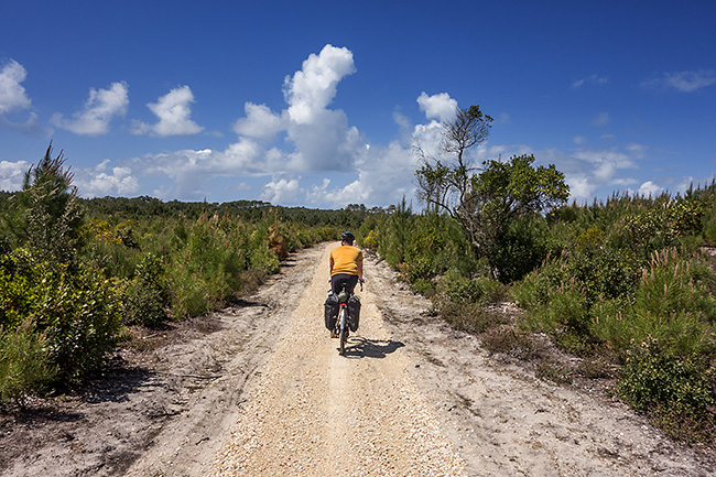 photo vélo tour de la gironde vélodysée andernos carcans