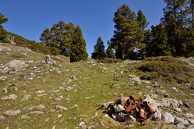 photo montagne alpes randonnee rando vercors plateaux refuge cabane chaumailloux mont aiguille