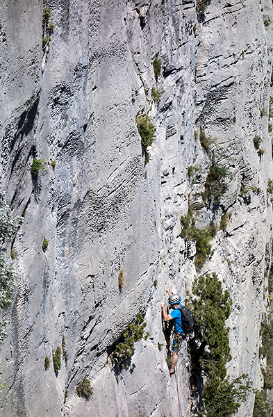 photo montagne alpes escalade grande voie gorges verdon escales point sublime derobee