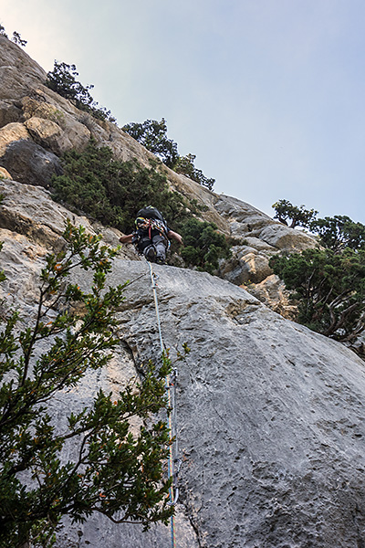 photo montagne alpes escalade grande voie gorges verdon escales point sublime derobee