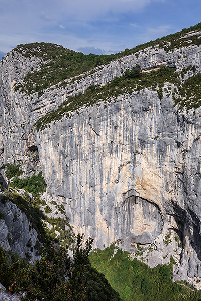 photo montagne alpes escalade grande voie gorges verdon escales point sublime derobee