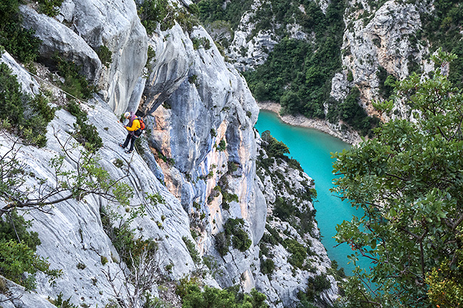 photo montagne alpes randonnée rando escalade gorges verdon galetas moustiers sainte marie