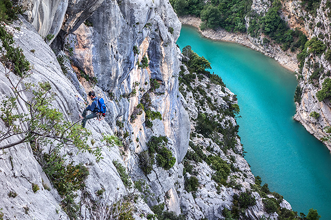 photo montagne alpes randonnée rando escalade gorges verdon galetas moustiers sainte marie