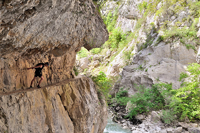 photo montagne alpes gorges verdon sentier imbut