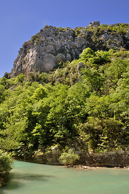 photo montagne alpes gorges verdon sentier blanc martel