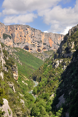 photo montagne alpes gorges verdon sentier blanc martel