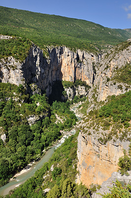 photo montagne alpes gorges verdon sentier blanc martel