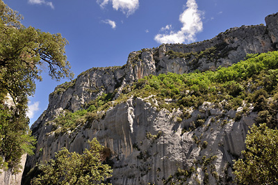 photo montagne alpes gorges verdon sentier blanc martel