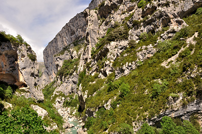 photo montagne alpes gorges verdon sentier blanc martel