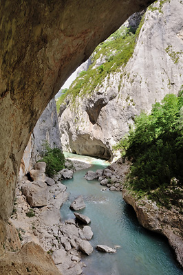 photo montagne alpes gorges verdon sentier blanc martel