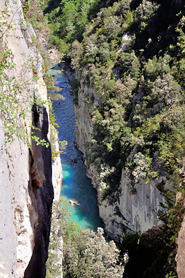 photo montagne alpes gorges verdon sentier blanc martel