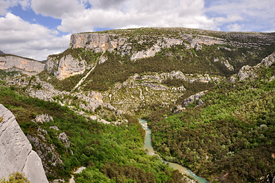 photo montagne alpes gorges verdon sentier blanc martel