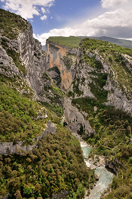 photo montagne alpes gorges verdon sentier blanc martel