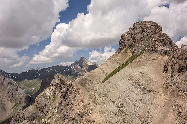 photo montagne alpes ecrins via ferrata aiguilette lauzet