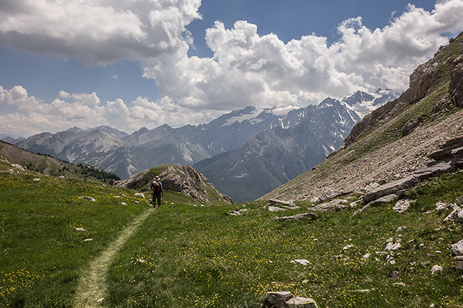 photo montagne alpes ecrins via ferrata aiguilette lauzet