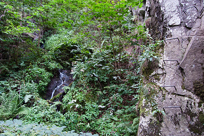 photo montagne via ferrata aveyron aubrac bois baltuergues