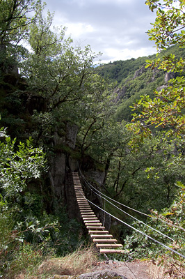 photo montagne via ferrata aveyron aubrac bois baltuergues