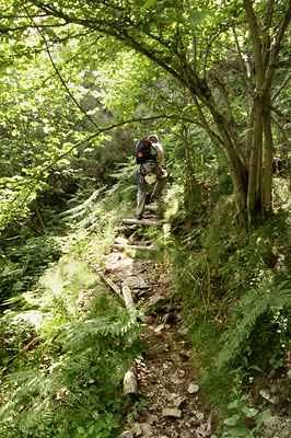 photo montagne via ferrata pilat planfoy gouffre enfer