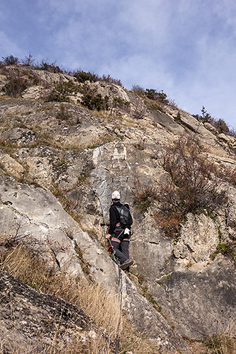 photo montagne alpes via ferrata valloire poingt ravier