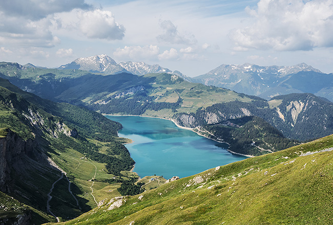 photo montagne alpes via ferrata savoie beaufortain cormet roselend roc des vents