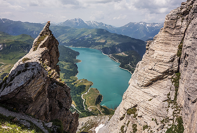 photo montagne alpes via ferrata savoie beaufortain cormet roselend roc des vents