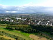 Edimbourg - Vue en montant vers Arthur's seat