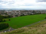 Edimbourg - Vue en montant vers Arthur's seat