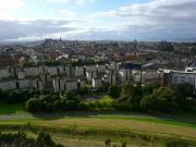 Edimbourg - Vue sur la ville en montant vers Arthur's seat