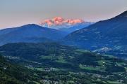 Mont Blanc depuis le Fort de Tamié